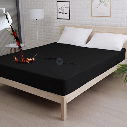 Black Waterproof Mattress Protector