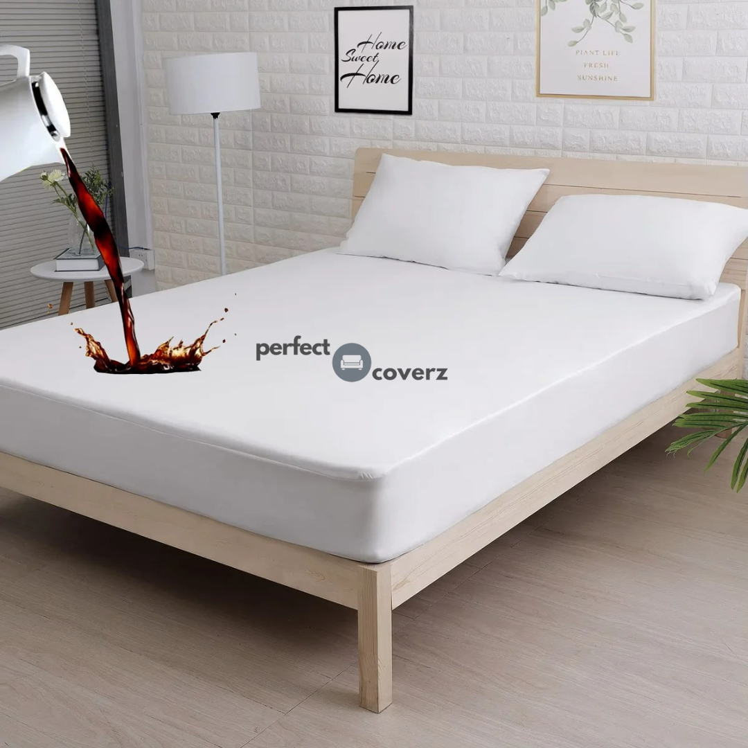 White Waterproof Mattress Protector