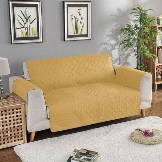 Cotton Quilted Sofa Cover - Skin