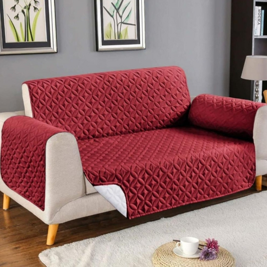 Ultra Sonic Sofa Cover - Maroon