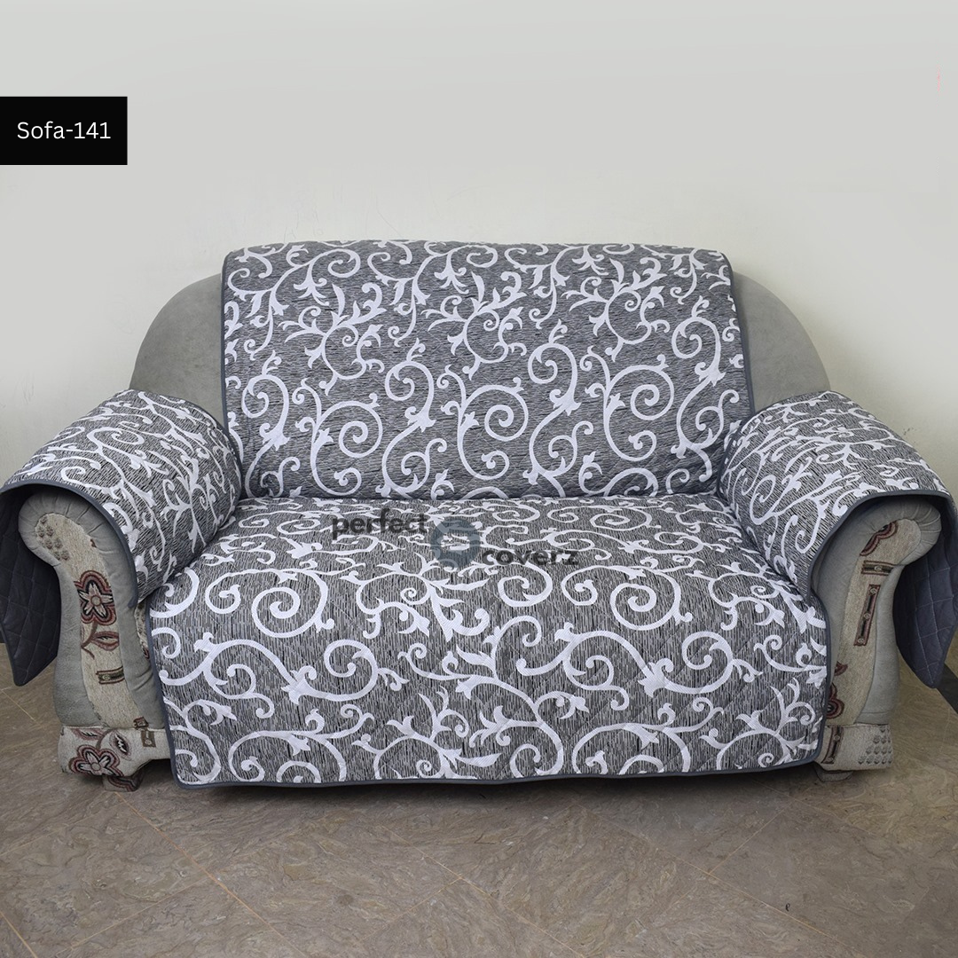 Cotton Quilted Sofa Cover - 141